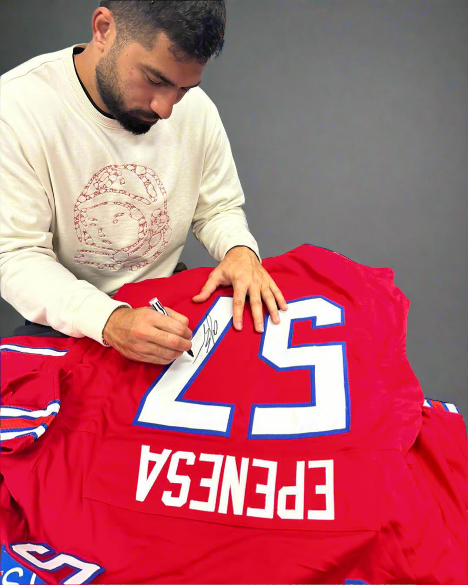 AJ Epenesa Signed Buffalo Bills Jersey (Red)