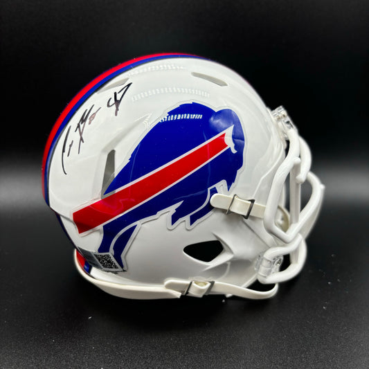 Christian Benford Signed Buffalo Bills Speed Mini Helmet