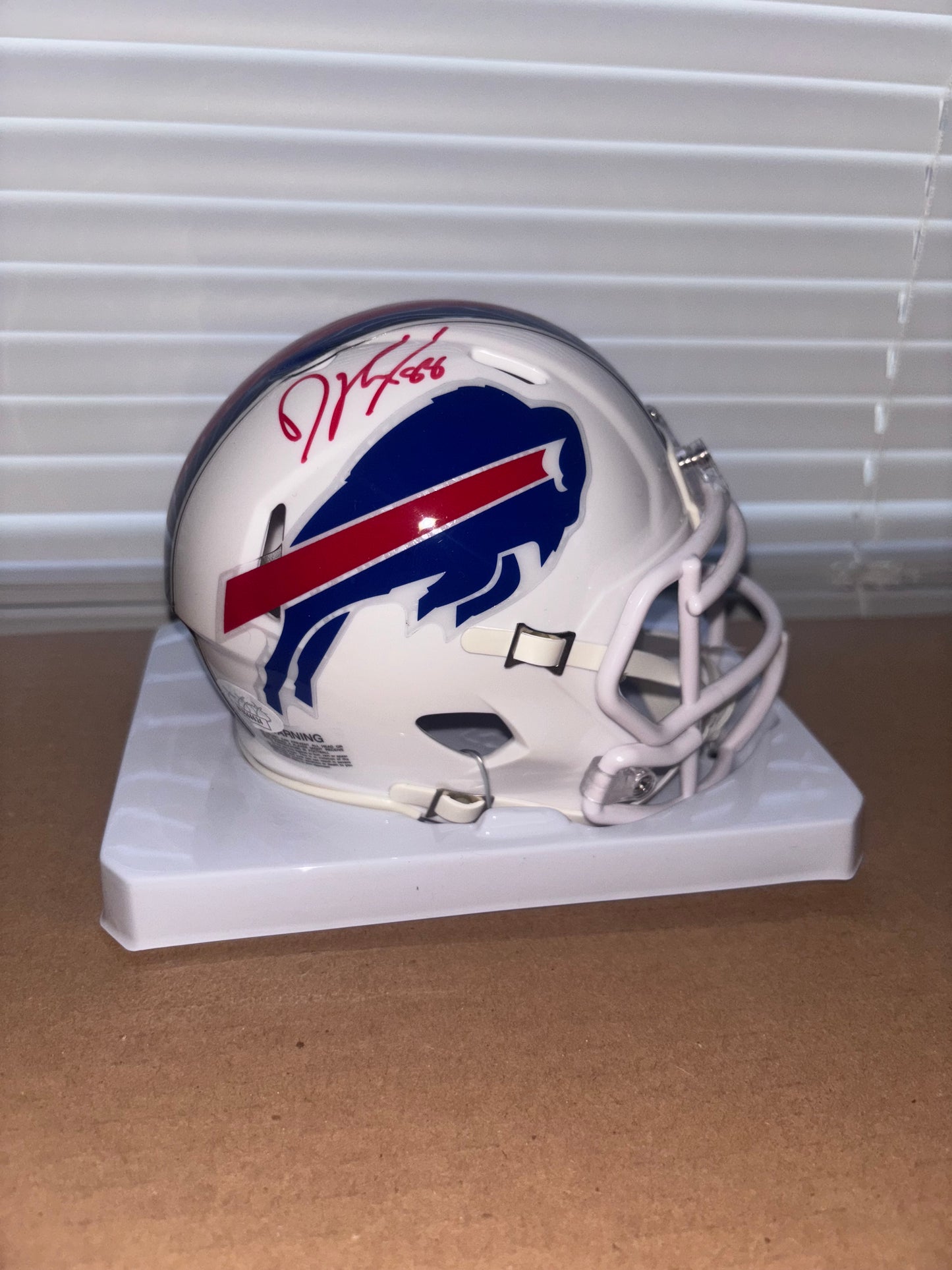 Dawson Knox Buffalo Bills Signed Speed Mini