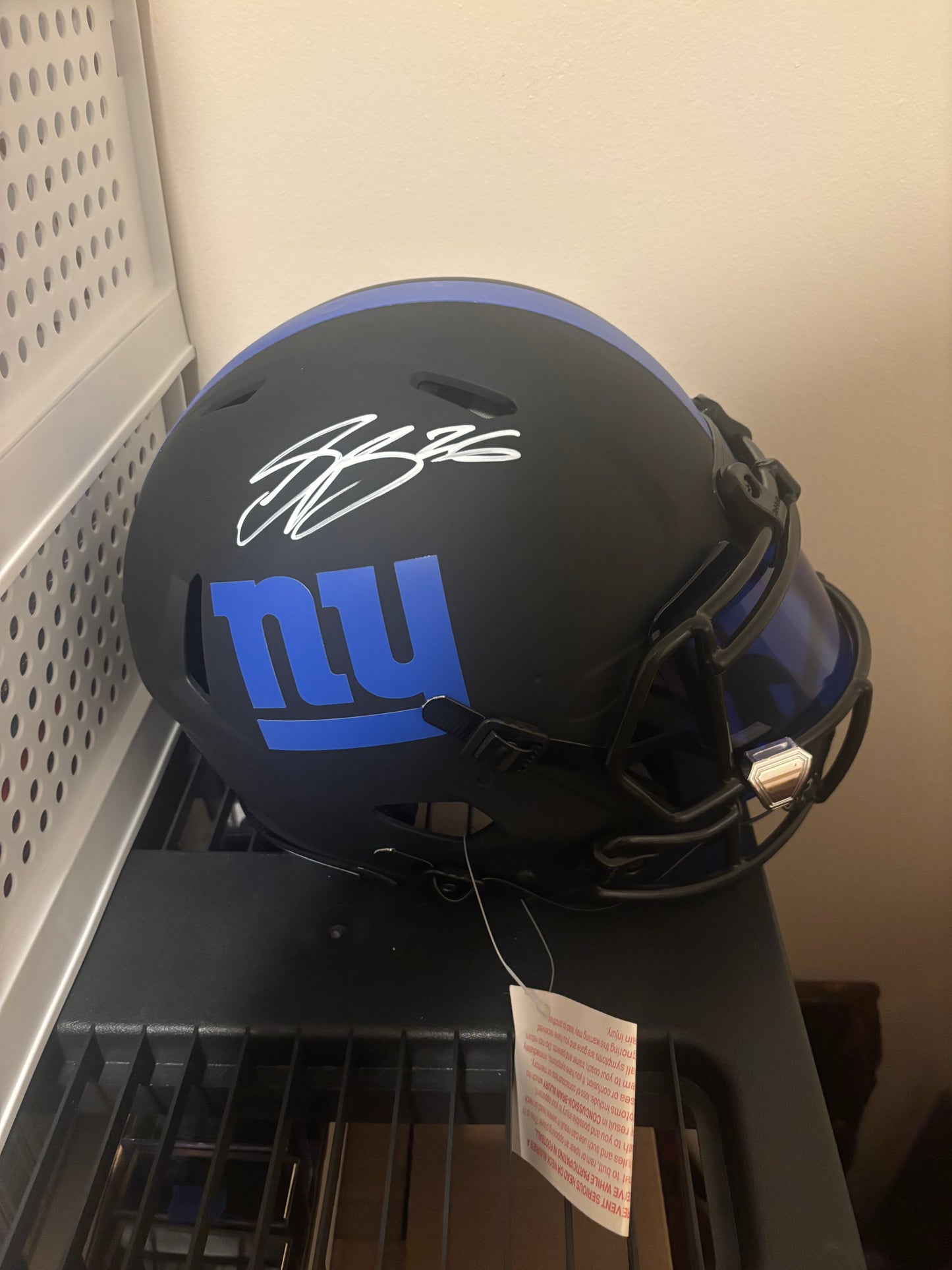 Saquan Barkley Signed New York Giants Full Size Eclipse Authentic