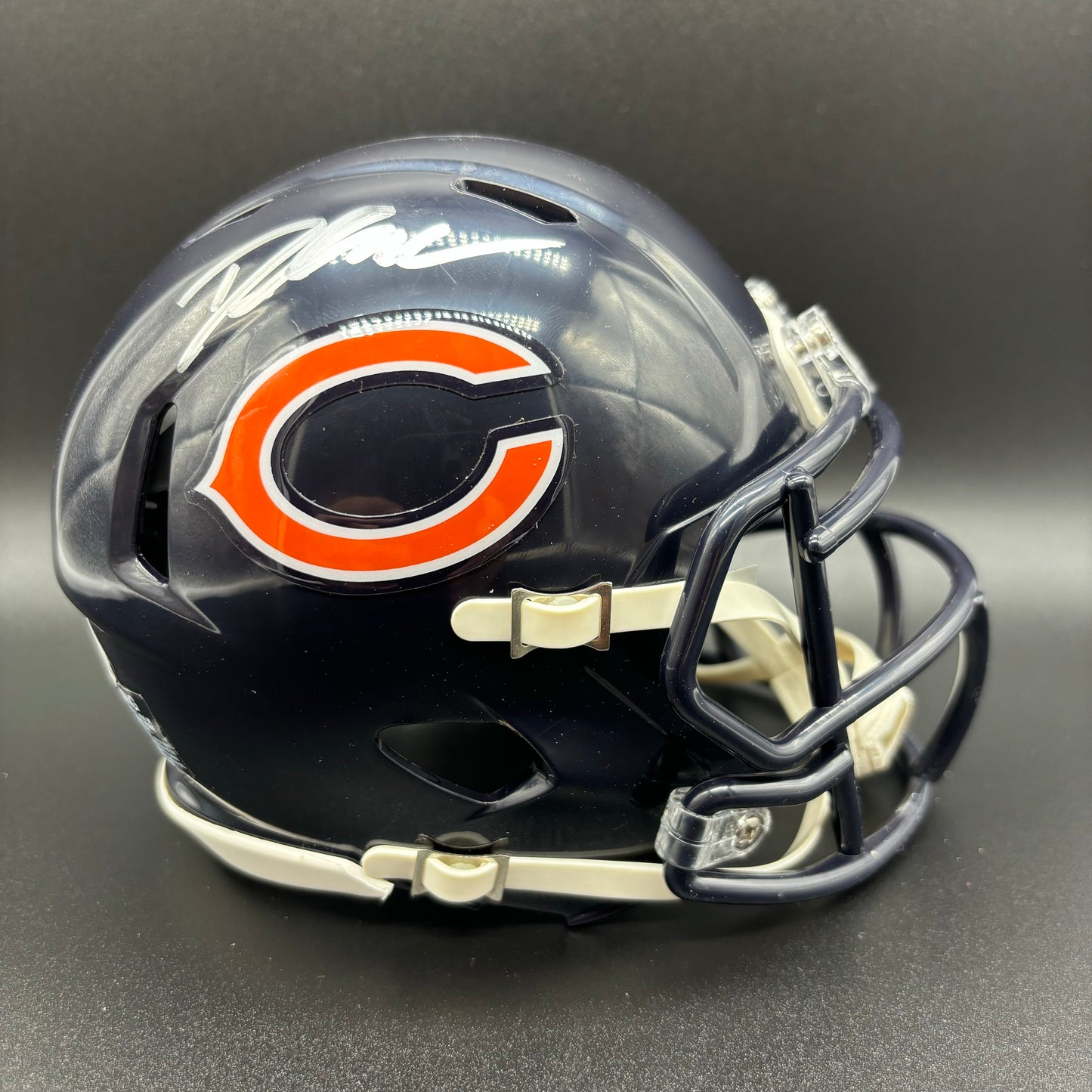 D’Andre Swift Signed Chicago Bears Speed Mini Helmet