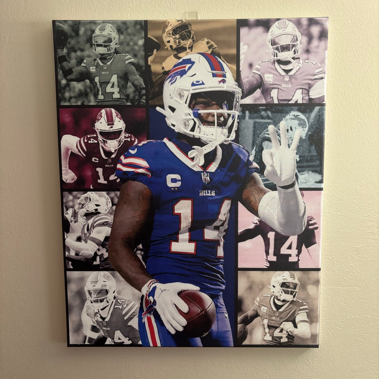 Stephon Diggs Buffalo Bills Eras Canvas