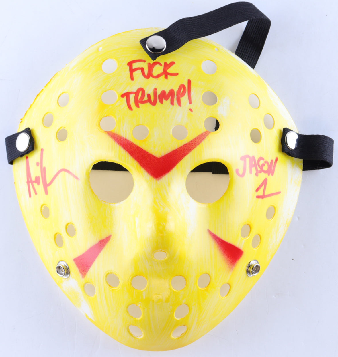 Ari Lehman Friday The 13th Signed Jason Mask (2 Inscriptions)