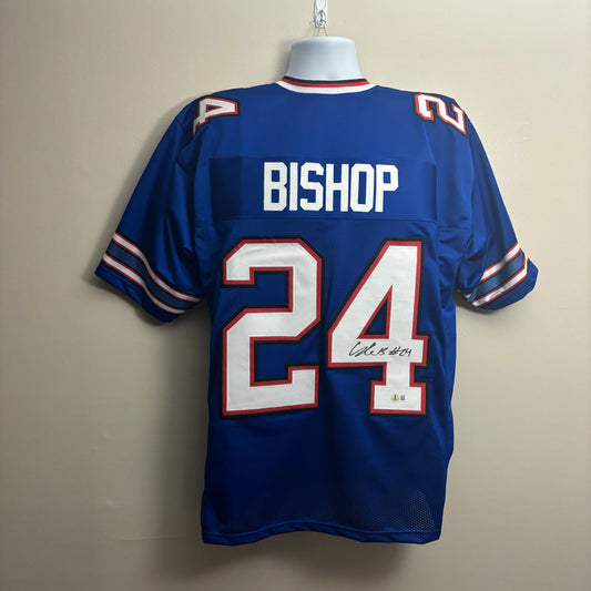 Cole Bishop Signed Buffalo Bills Jersey (Blue)