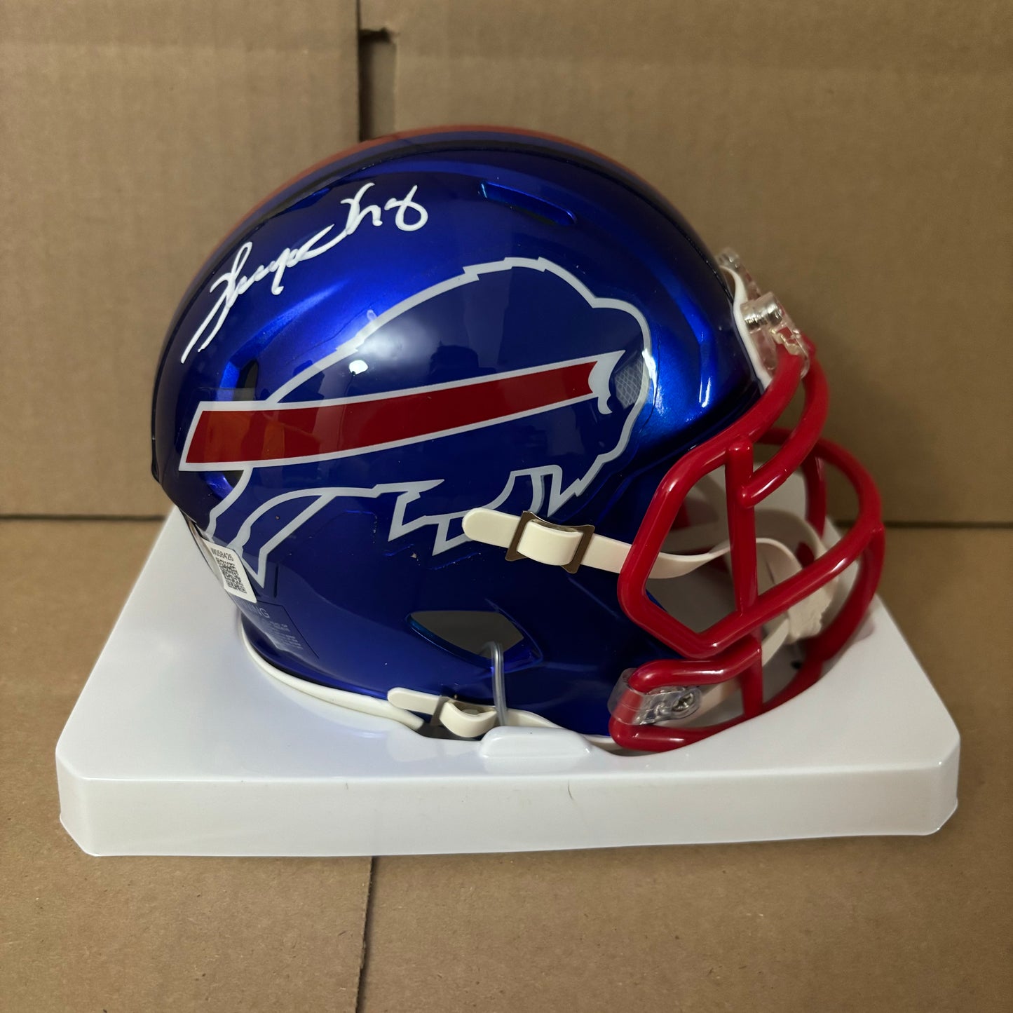 Thurman Thomas Signed Buffalo Bills Flash Mini