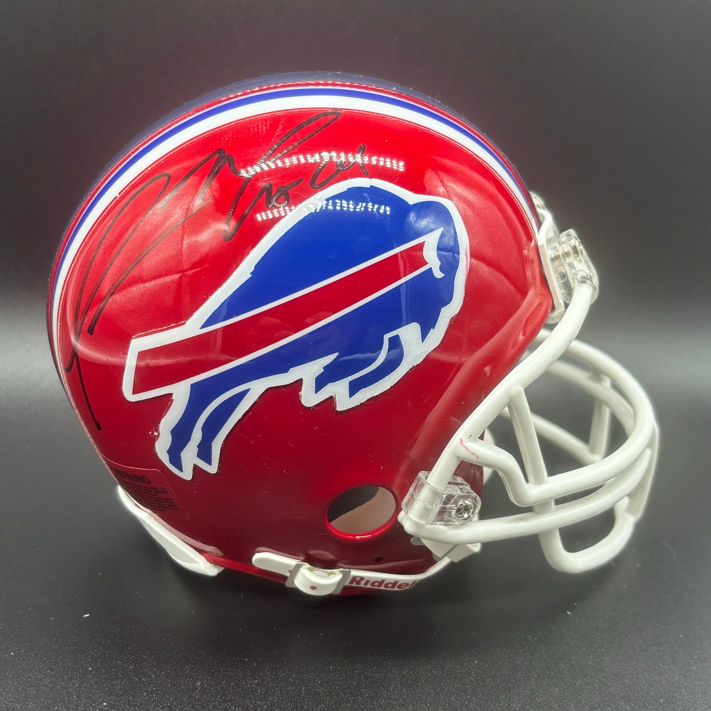 Terrance McGee Signed VSR4 Red Buffalo Bills Mini