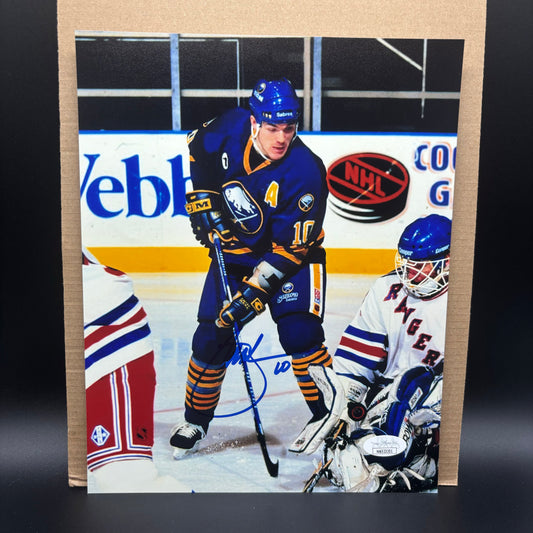 Brad May Signed Buffalo Sabres 8x10 (Skating)