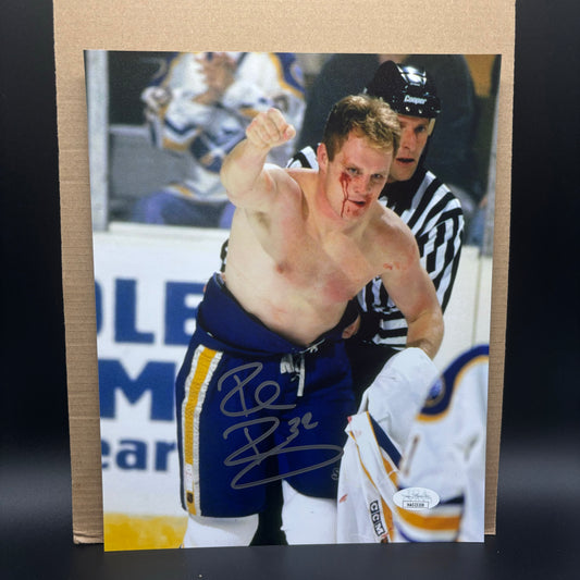 Rob Ray Signed Buffalo Sabres 8x10