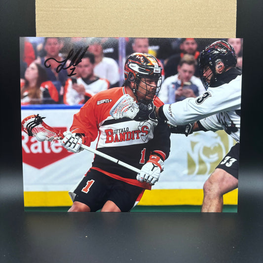 Tehoka Nanticoke Signed Buffalo Bandits 8x10 (Tough)