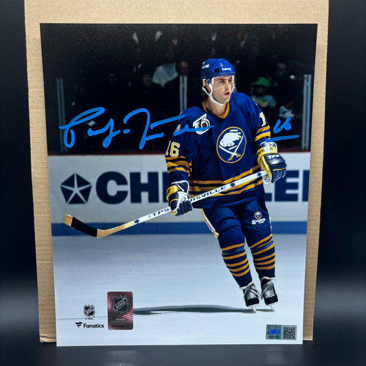 Pat Lafountaine Signed Buffalo Sabres 8x10