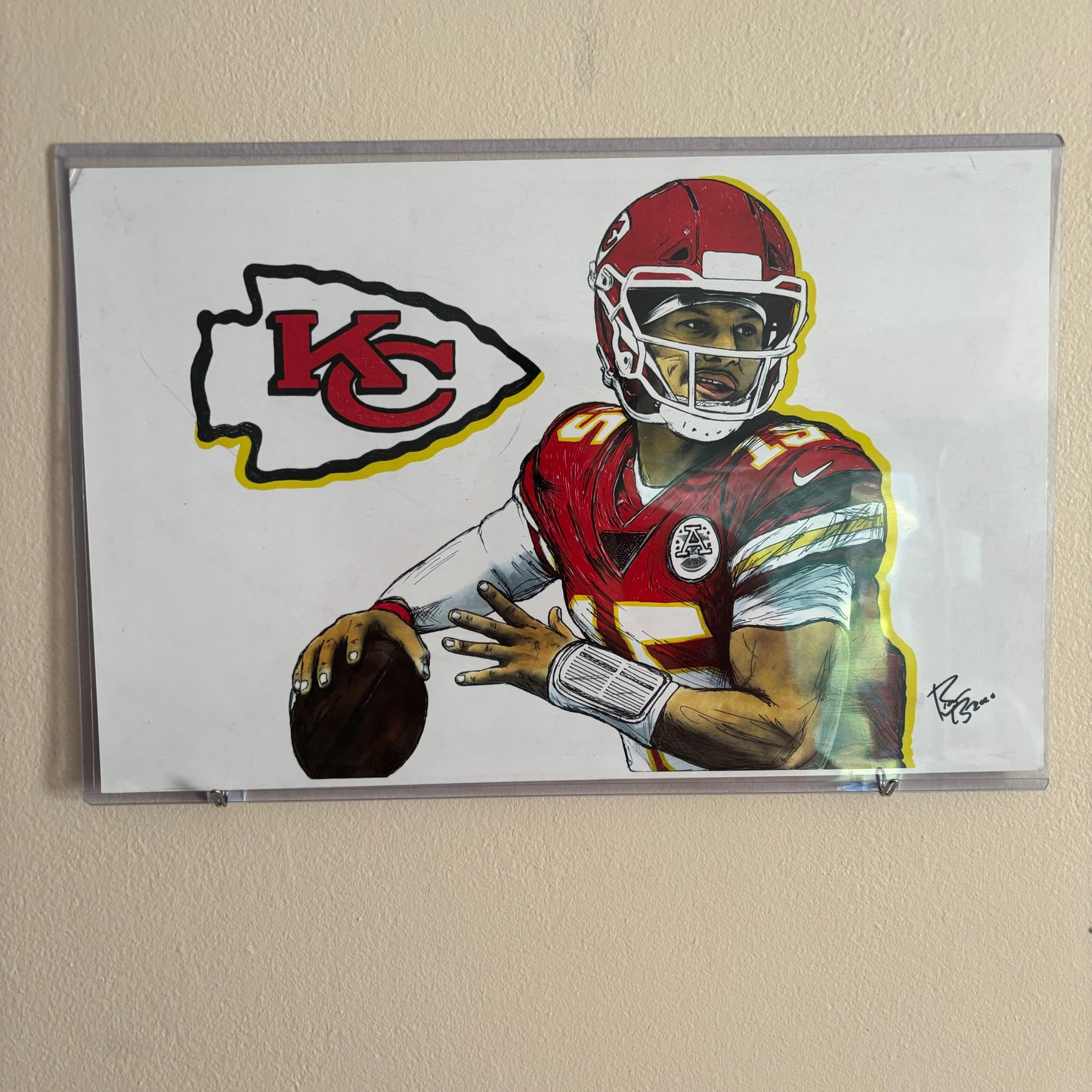 Patrick Mahomes Kansas City Chiefs 11x17 Poster