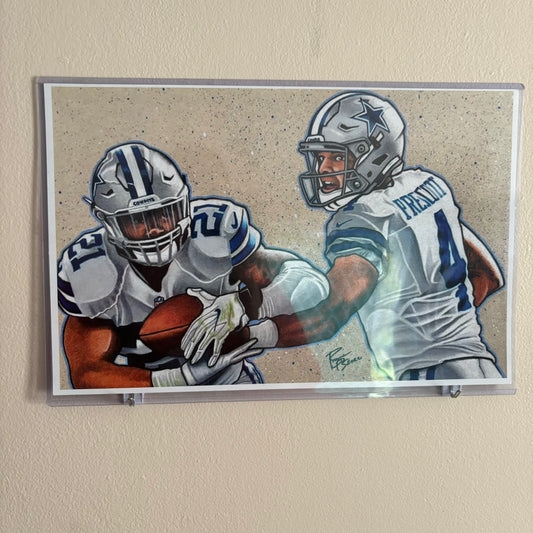 Dak & Zeke Dallas Cowboys 11x17 Poster