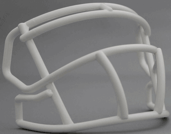 White Mini Helmet Mask